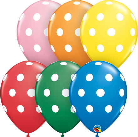 Big Polka Dots Standard Assortment Balloons