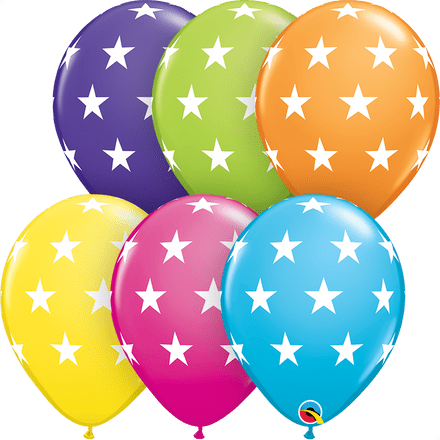 Big Stars Tropical Assortment Balloons
