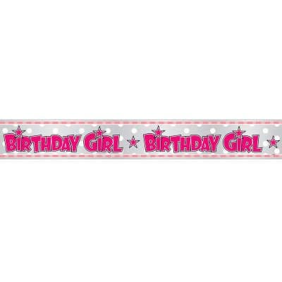 Birthday Girl Foil Banner