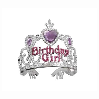 Birthday Girl Tiara with Heart Jewel