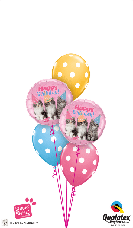 Birthday Kittens Classic Bouquet