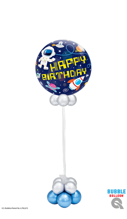 Birthday Outer Space Premium Bubble