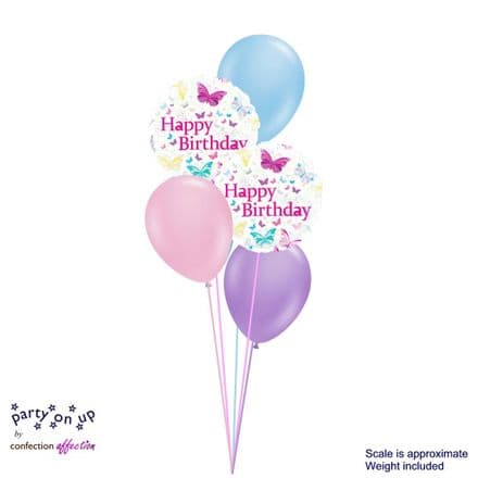 Birthday Pastel Butterflies Classic Bouquet