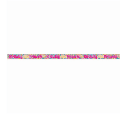 Birthday Princess Party Foil Banner