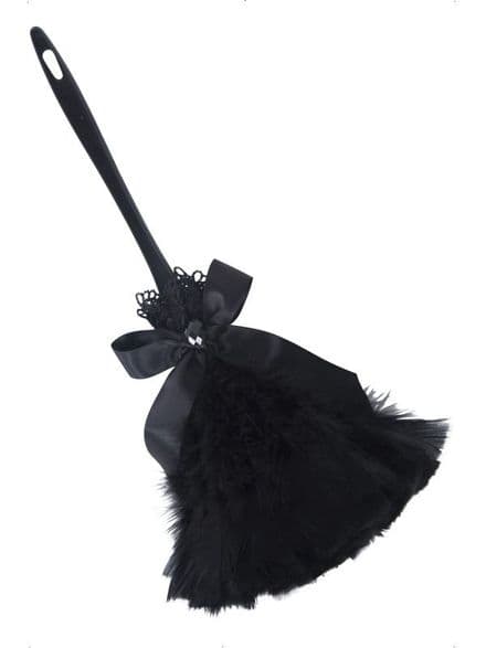 Black Feather Duster