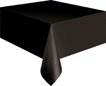 Black Rectangular Tablecover 54" x 108"/ 137cm x 274cm