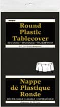 Black Round Tablecover 84