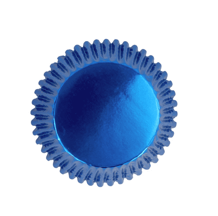 Blue Foil Baking Cases