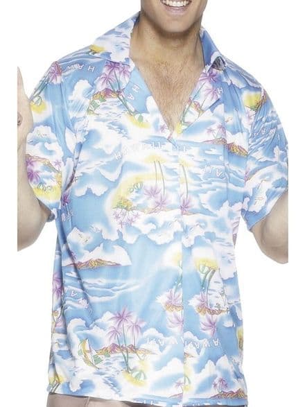 Blue Hawaiian Shirt