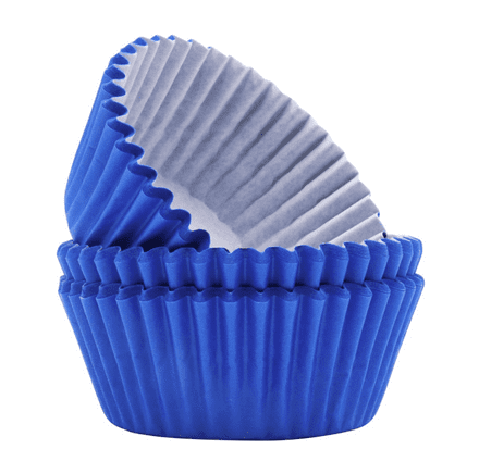 Blue Paper Baking Cases