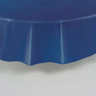 Blue Round Tablecover 84"/ 213cm Diameter