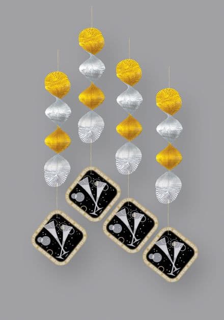 Bubbly New Year Hanging Party Decoration