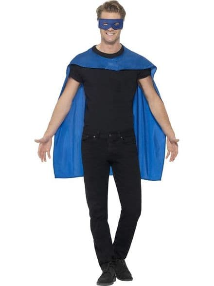 Cape & Eyemask In Blue