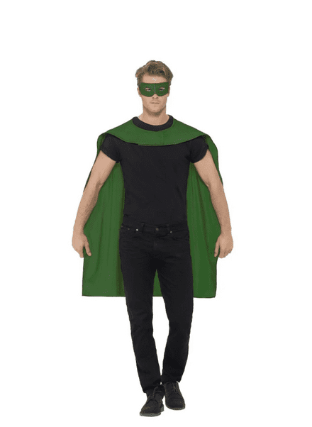 Cape & Eyemask In Green