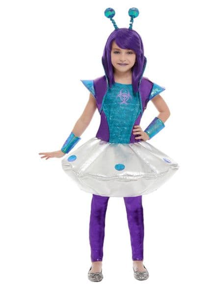 Childs Alien Girl Costume