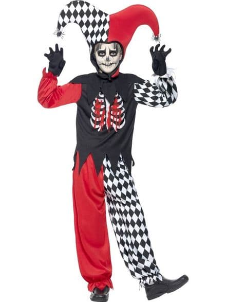 Childs Blood Curdling Jester Costume