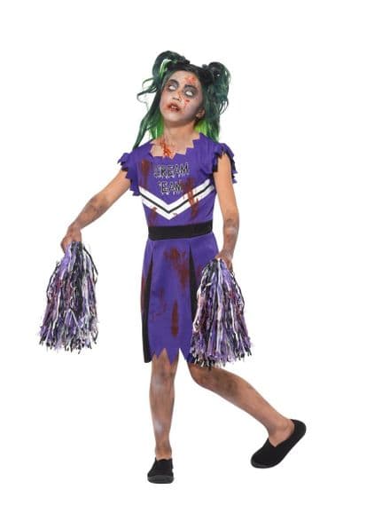 Childs Dark Cheerleader Costume