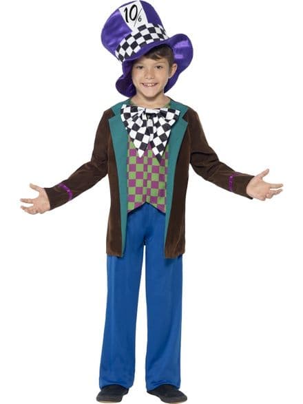 Childs Deluxe Hatter Costume