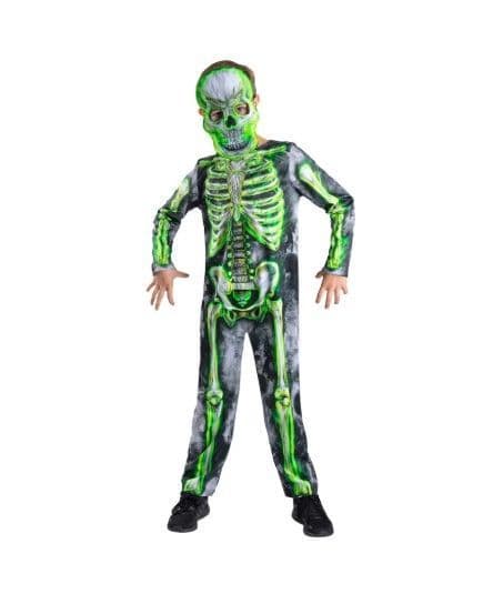 Childs Glow Skeleton Costume