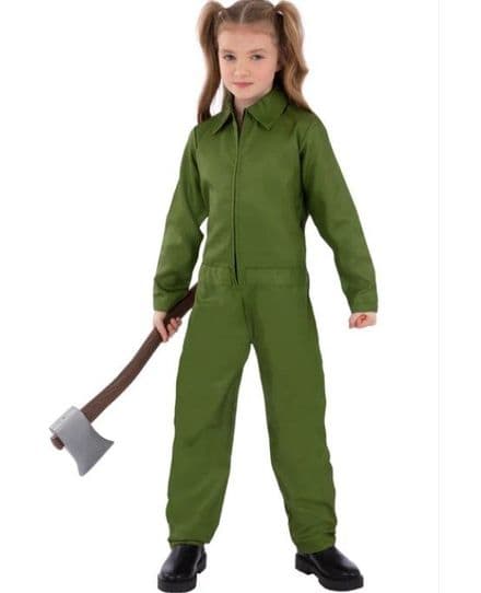 Childs Green Boiler Suit Costume
