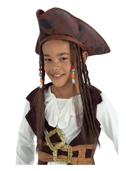 Childs' Pirate Hat Wilt Dreadlocks