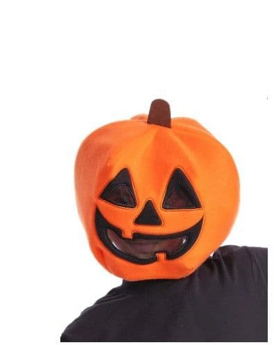 Childs Pumpkin Mascot Mask