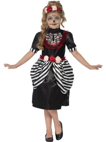 Childs Sugar Skull Costume