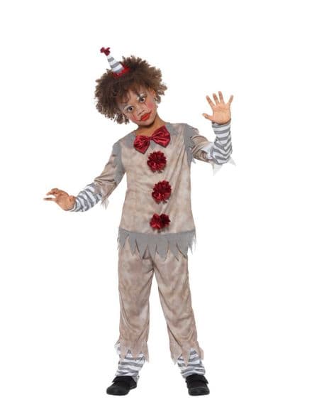 Childs Vintage Clown Boy Costume