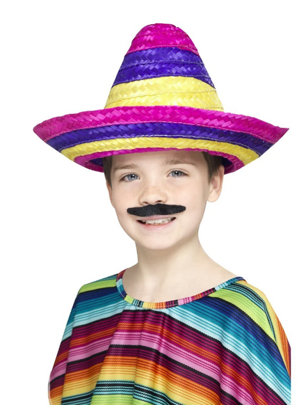 Childs Wild West Multi-colour Sombrero