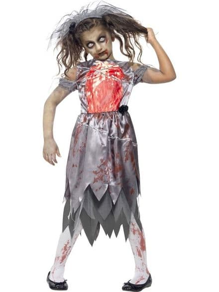 Childs Zombie Bride Costume