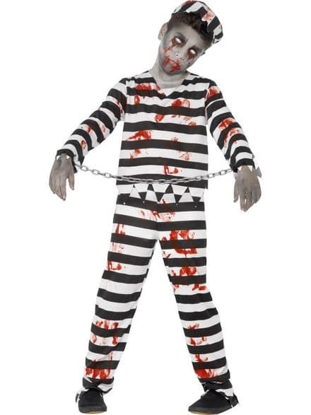 Childs Zombie Convict Costume
