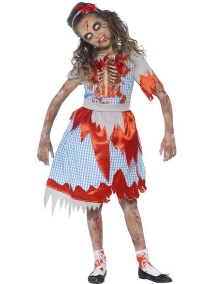 Childs Zombie Country Girl Costume