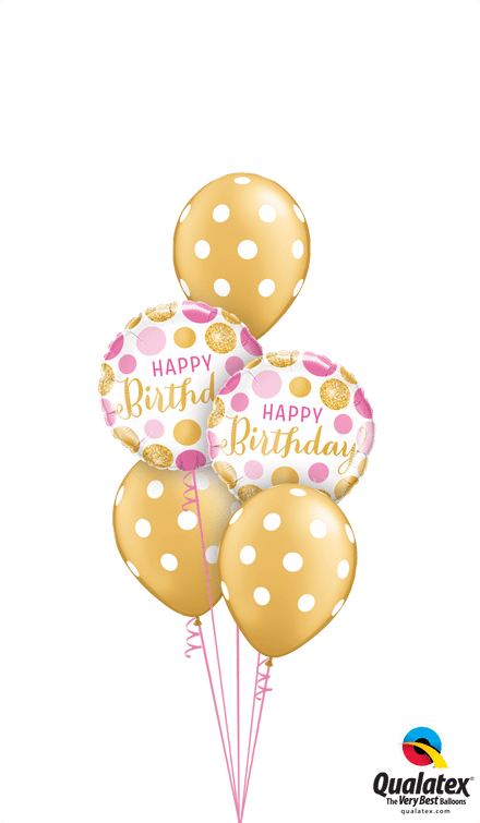 Classic Pink Dots Bouquet