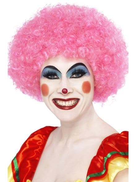 Clown Wig In Pink