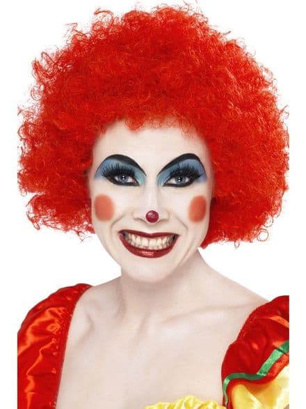 Clown Wig In Red