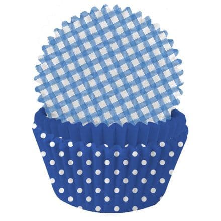 Colbalt Pattern Baking Cases