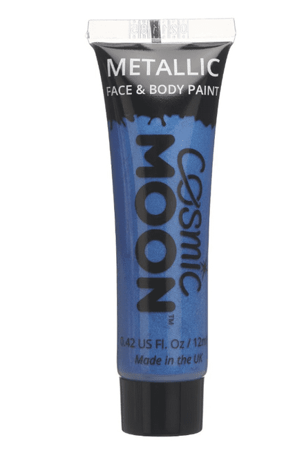 Cosmic Moon Metallic Body & Face Paint in Blue