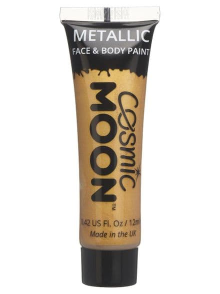 Cosmic Moon Metallic Body & Face Paint in Gold