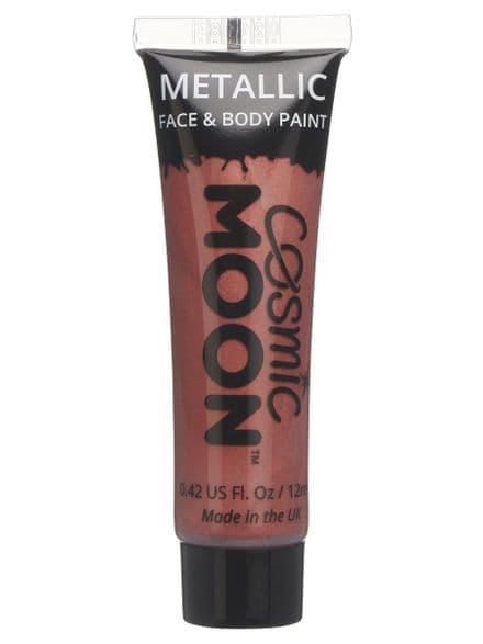 Cosmic Moon Metallic Body & Face Paint in Red