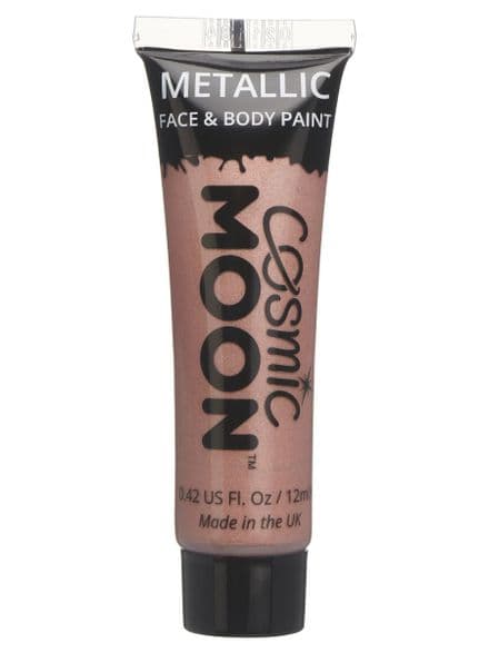 Cosmic Moon Metallic Body & Face Paint in Rose Gold