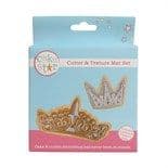 Crowns Cutters and Texture Mat Set