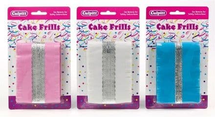 Culpitt Cake Frill with Silver Centre