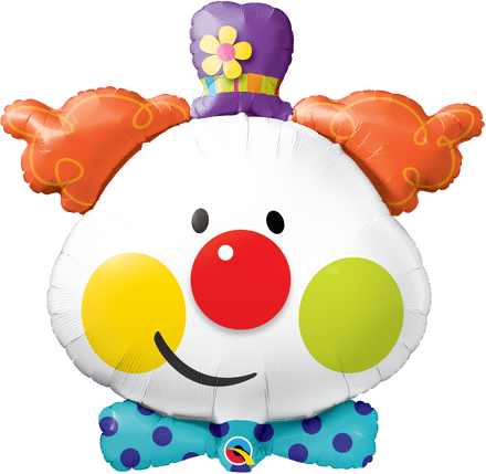 Cute Clown Super Shape Foil Balloon