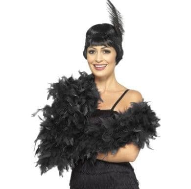 Deluxe Black Feather Boa