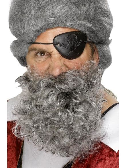 Deluxe Grey Pirate Beard