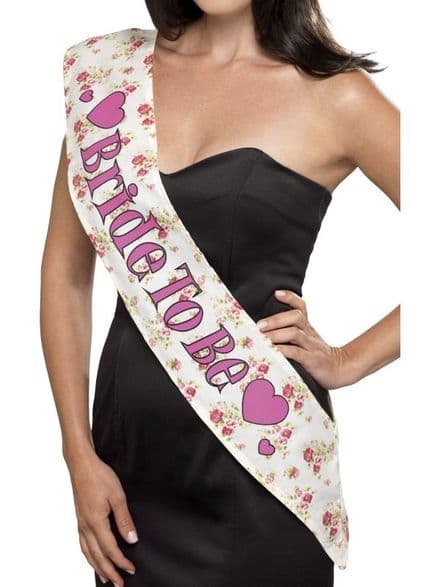 Deluxe Vintage Hen Night 'Bride To Be' Sash