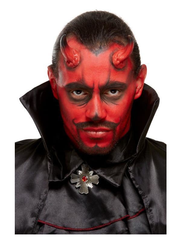 Devil Face Paint And Horns Kit