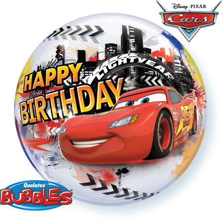 Disney Cars Lightening McQueen Birthday Bubble Balloon