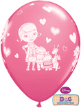 Disney Doc McStuffins Pink Balloons 6 Pack