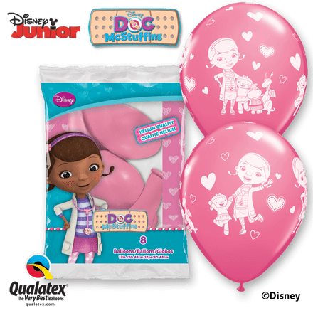 Disney Doc McStuffins Pink Balloons 6 Pack